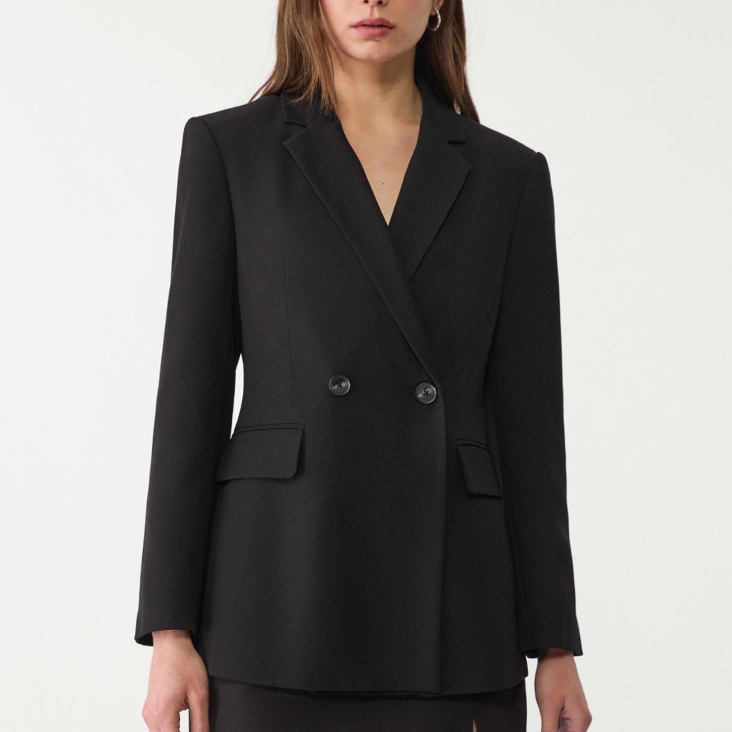 Stradivarius Nwt Black Slim Fitted Blazer